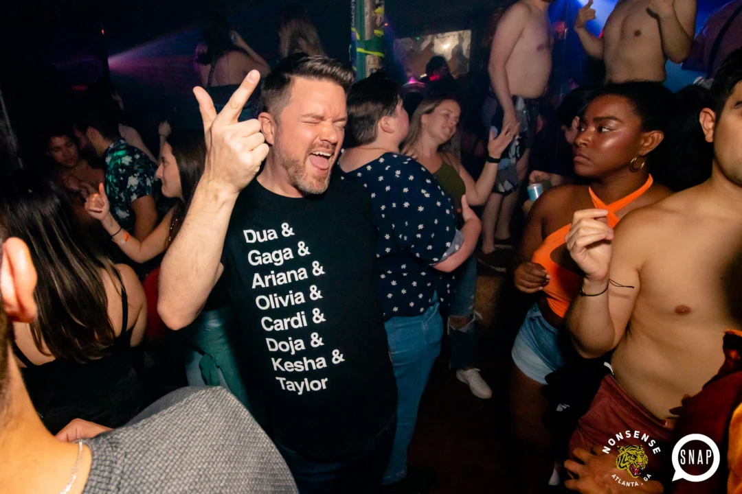 Hot Mess dance pop party (third Friday of every month at The Basement) - September 2022 - Kimber was the DJ - Darcy of Oh Snap Kid was the photog