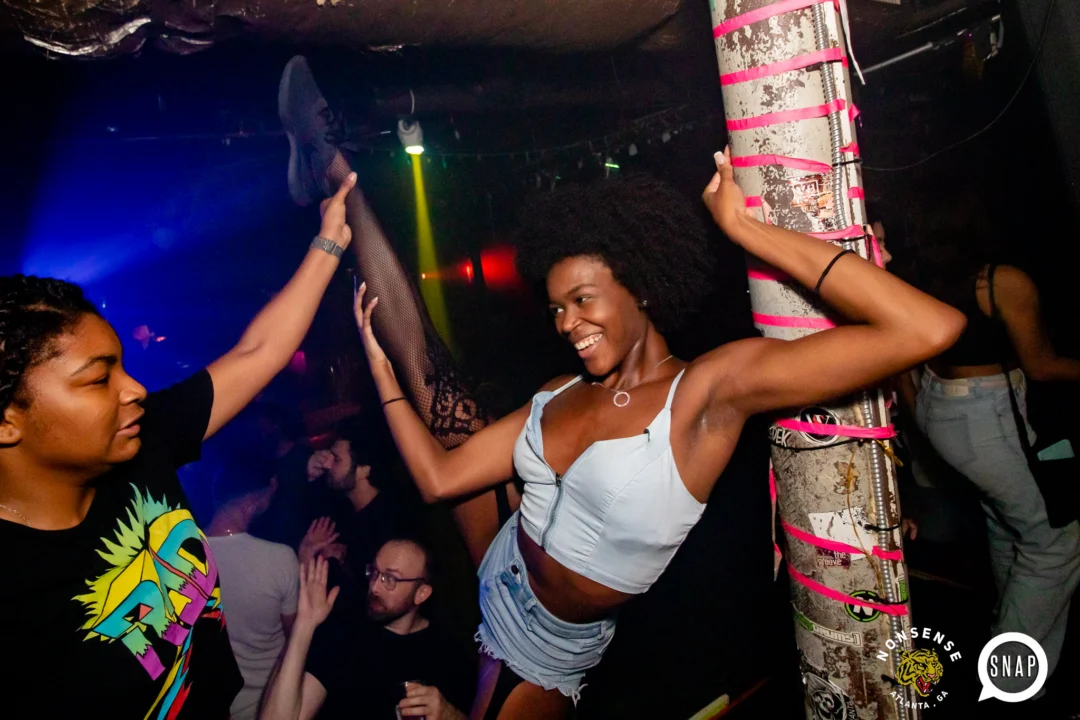 Hot Mess dance pop party (third Friday of every month at The Basement) - September 2022 - Kimber was the DJ - Darcy of Oh Snap Kid was the photog