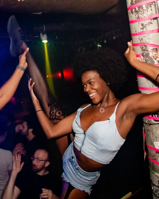 Hot Mess dance pop party (third Friday of every month at The Basement) - September 2022 - Kimber was the DJ - Darcy of Oh Snap Kid was the photog