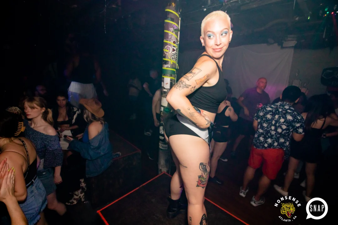 Hot Mess dance pop party (third Friday of every month at The Basement) - September 2022 - Kimber was the DJ - Darcy of Oh Snap Kid was the photog