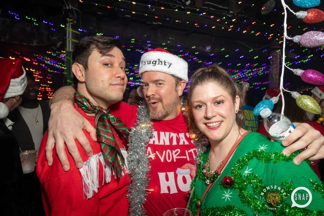 HOT MESS CHRISTMAS PARTY 2022 - The Basement, East Atlanta. Kimber was the DJ. Photo: Grace Kelly/Oh Snap.