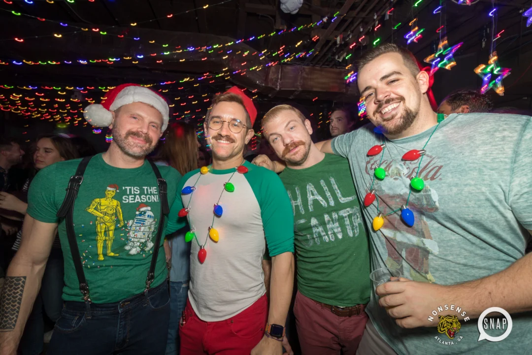 HOT MESS CHRISTMAS PARTY 2022 - The Basement, East Atlanta. Kimber was the DJ. Photo: Grace Kelly/Oh Snap.