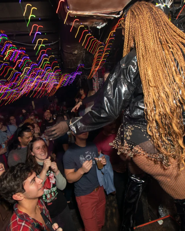 HOT MESS CHRISTMAS PARTY 2022 - The Basement, East Atlanta. Kimber was the DJ. Photo: Grace Kelly/Oh Snap.