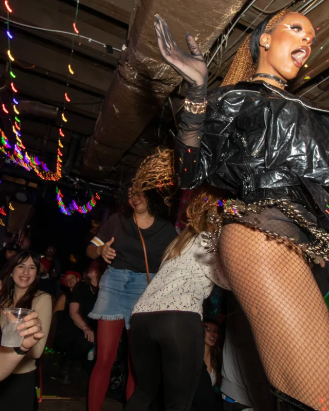 HOT MESS CHRISTMAS PARTY 2022 - The Basement, East Atlanta. Kimber was the DJ. Photo: Grace Kelly/Oh Snap.