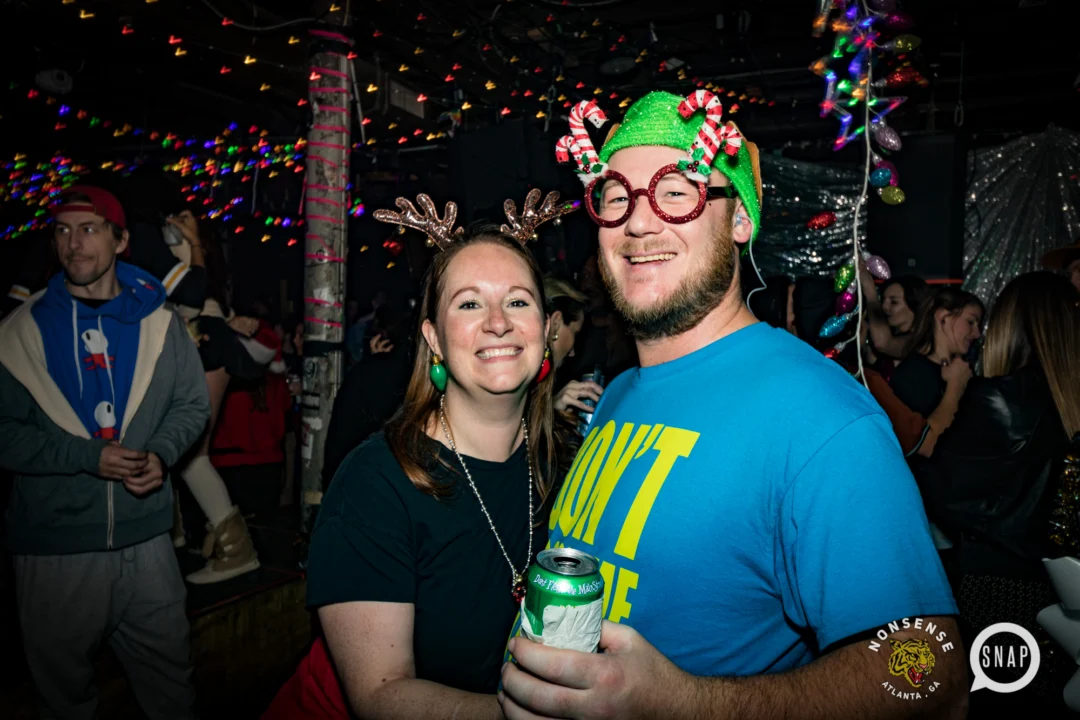 HOT MESS CHRISTMAS PARTY 2022 - The Basement, East Atlanta. Kimber was the DJ. Photo: Grace Kelly/Oh Snap.