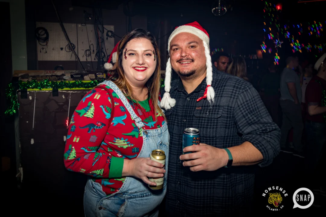 HOT MESS CHRISTMAS PARTY 2022 - The Basement, East Atlanta. Kimber was the DJ. Photo: Grace Kelly/Oh Snap.