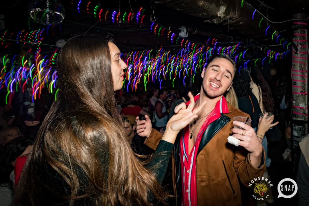 HOT MESS CHRISTMAS PARTY 2022 - The Basement, East Atlanta. Kimber was the DJ. Photo: Grace Kelly/Oh Snap.