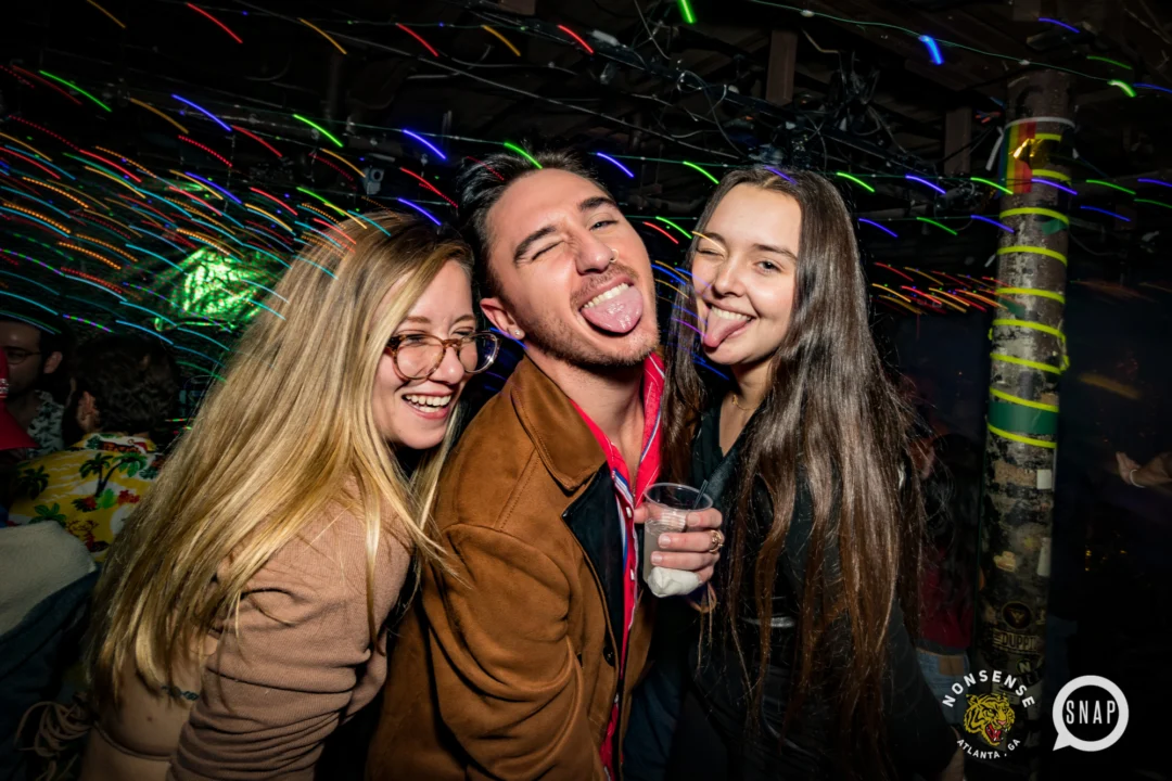 HOT MESS CHRISTMAS PARTY 2022 - The Basement, East Atlanta. Kimber was the DJ. Photo: Grace Kelly/Oh Snap.