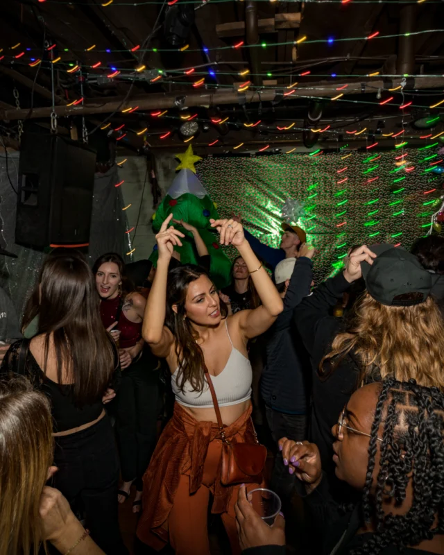 HOT MESS CHRISTMAS PARTY 2022 - The Basement, East Atlanta. Kimber was the DJ. Photo: Grace Kelly/Oh Snap.