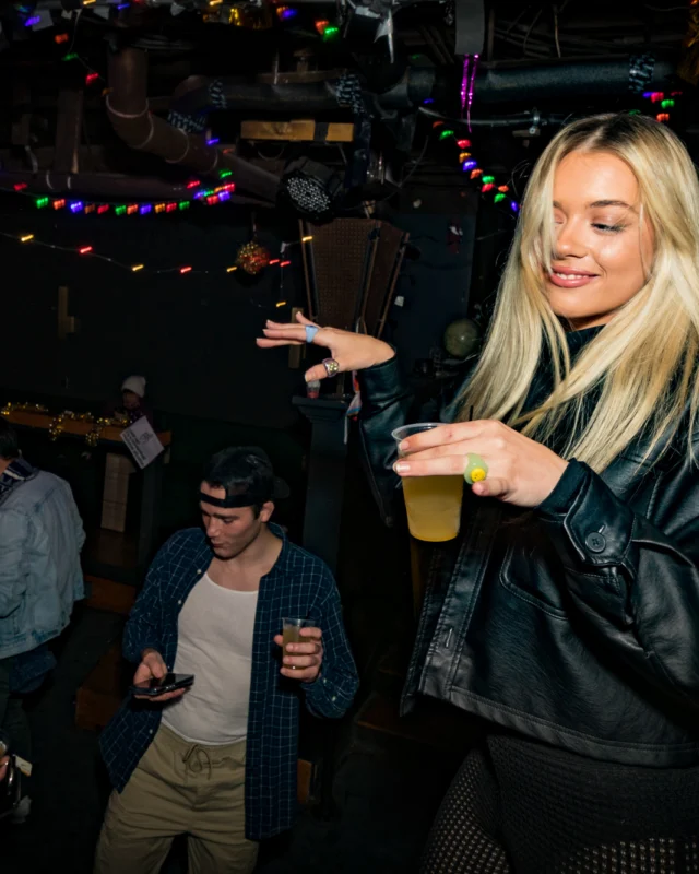 HOT MESS CHRISTMAS PARTY 2022 - The Basement, East Atlanta. Kimber was the DJ. Photo: Grace Kelly/Oh Snap.