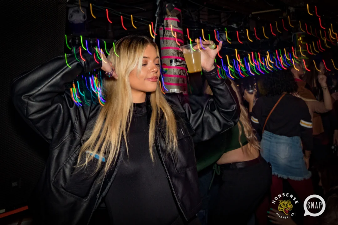 HOT MESS CHRISTMAS PARTY 2022 - The Basement, East Atlanta. Kimber was the DJ. Photo: Grace Kelly/Oh Snap.