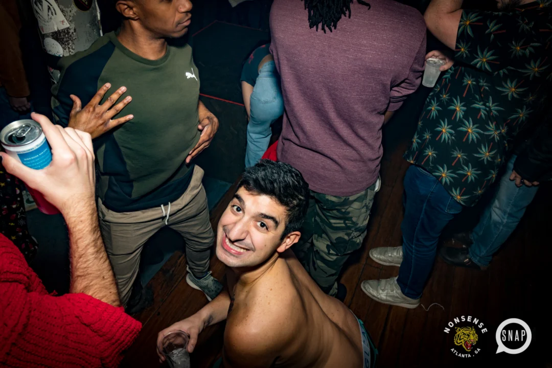 HOT MESS CHRISTMAS PARTY 2022 - The Basement, East Atlanta. Kimber was the DJ. Photo: Grace Kelly/Oh Snap.