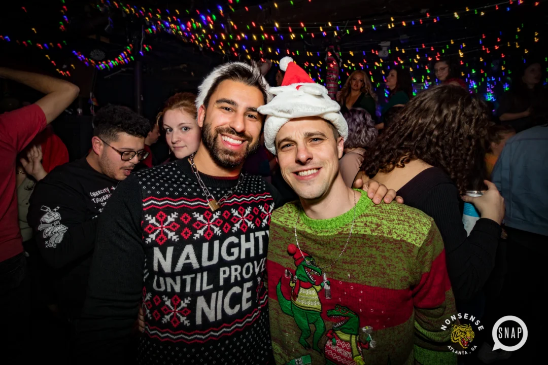 HOT MESS CHRISTMAS PARTY 2022 - The Basement, East Atlanta. Kimber was the DJ. Photo: Grace Kelly/Oh Snap.