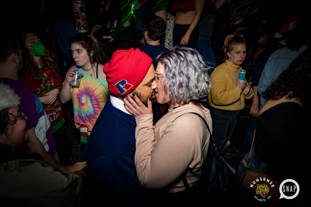HOT MESS CHRISTMAS PARTY 2022 - The Basement, East Atlanta. Kimber was the DJ. Photo: Grace Kelly/Oh Snap.