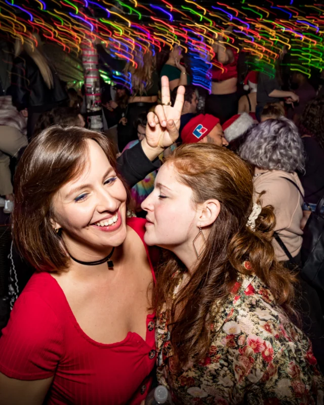 HOT MESS CHRISTMAS PARTY 2022 - The Basement, East Atlanta. Kimber was the DJ. Photo: Grace Kelly/Oh Snap.