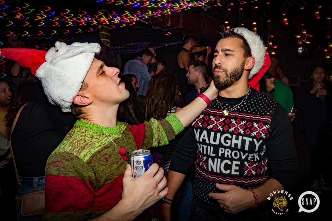 HOT MESS CHRISTMAS PARTY 2022 - The Basement, East Atlanta. Kimber was the DJ. Photo: Grace Kelly/Oh Snap.