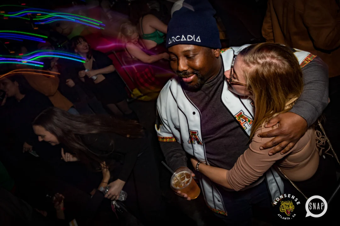 HOT MESS CHRISTMAS PARTY 2022 - The Basement, East Atlanta. Kimber was the DJ. Photo: Grace Kelly/Oh Snap.