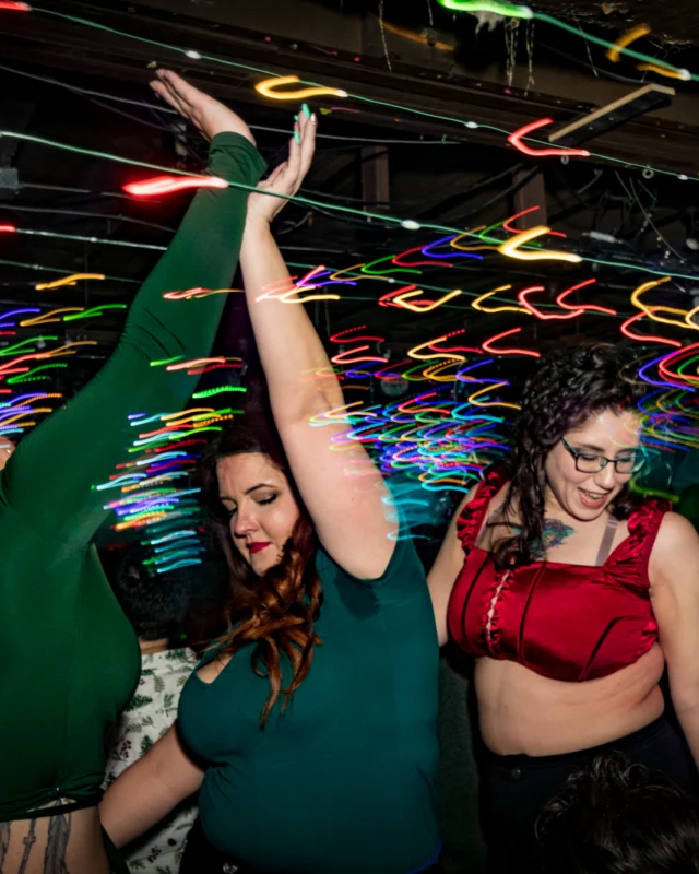 HOT MESS CHRISTMAS PARTY 2022 - The Basement, East Atlanta. Kimber was the DJ. Photo: Grace Kelly/Oh Snap.