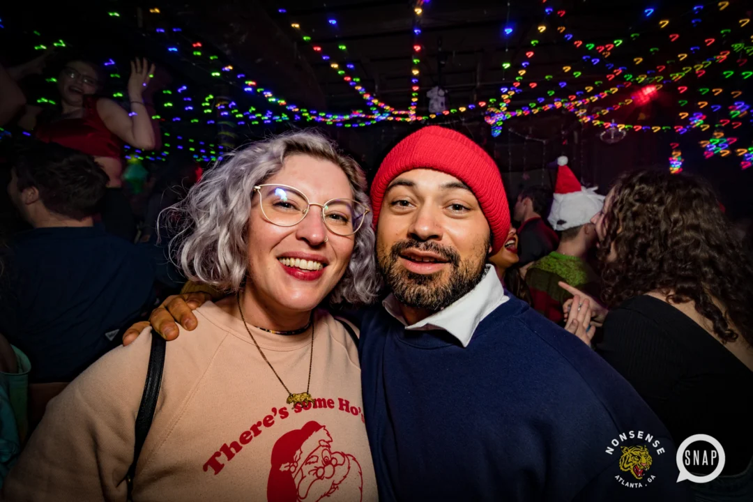 HOT MESS CHRISTMAS PARTY 2022 - The Basement, East Atlanta. Kimber was the DJ. Photo: Grace Kelly/Oh Snap.