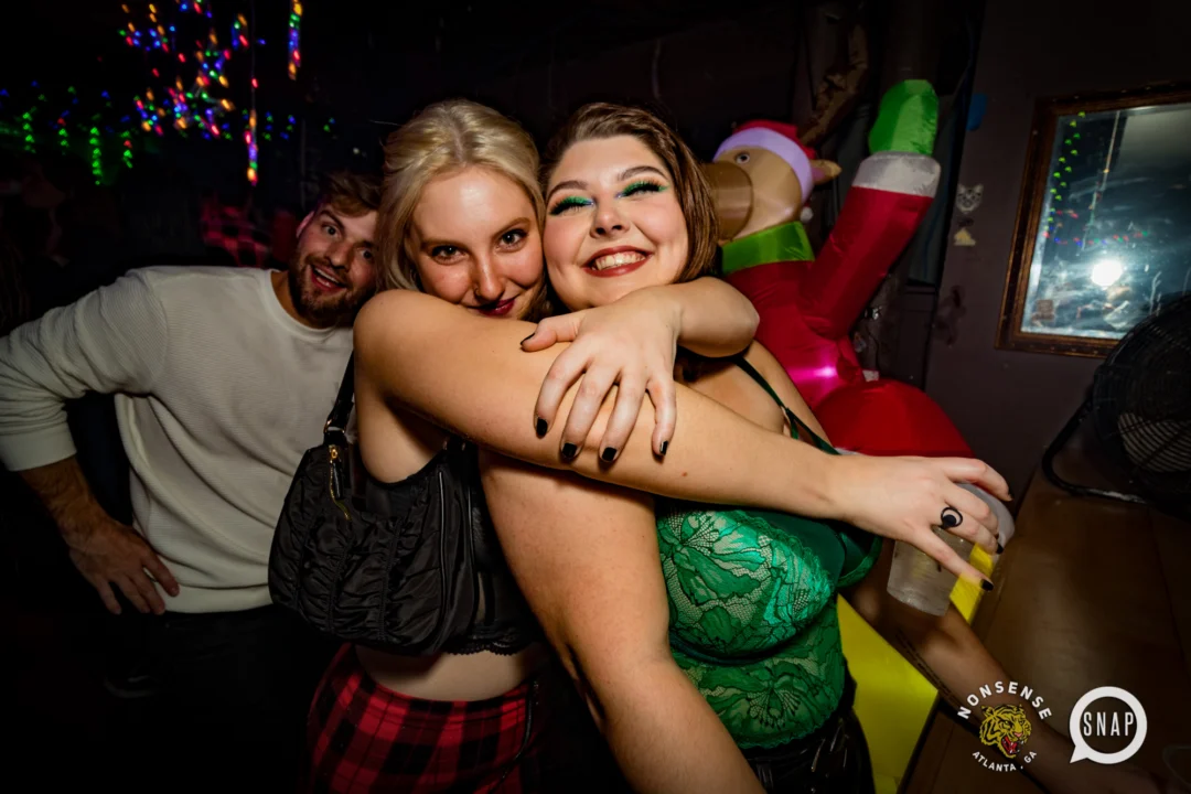 HOT MESS CHRISTMAS PARTY 2022 - The Basement, East Atlanta. Kimber was the DJ. Photo: Grace Kelly/Oh Snap.