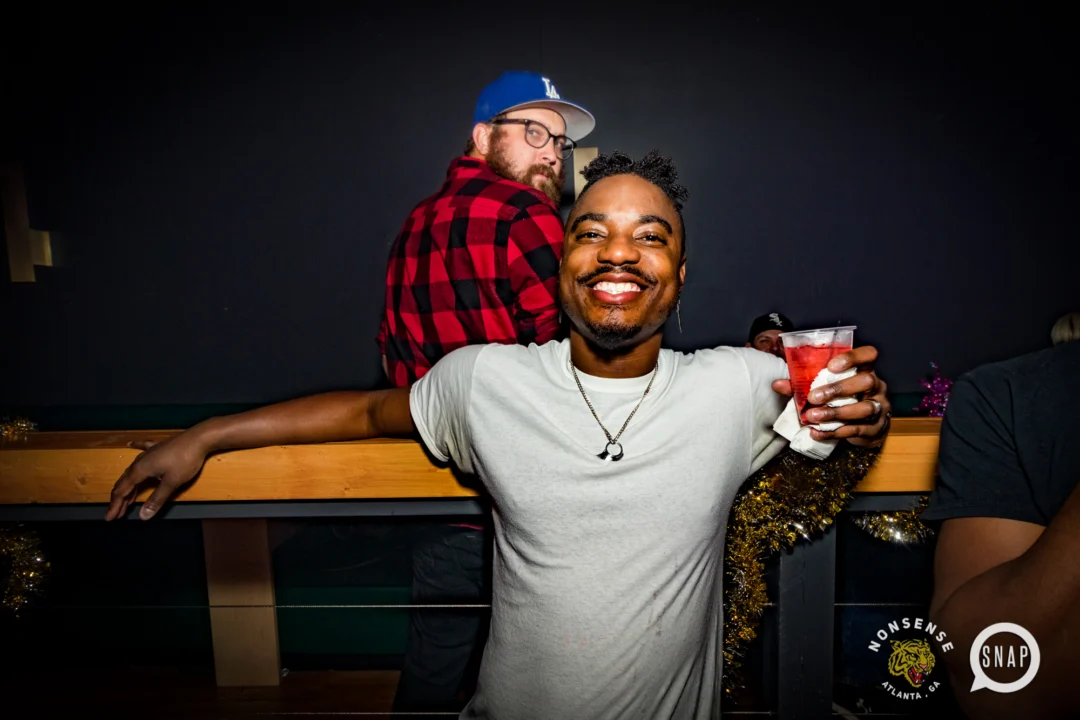 HOT MESS CHRISTMAS PARTY 2022 - The Basement, East Atlanta. Kimber was the DJ. Photo: Grace Kelly/Oh Snap.