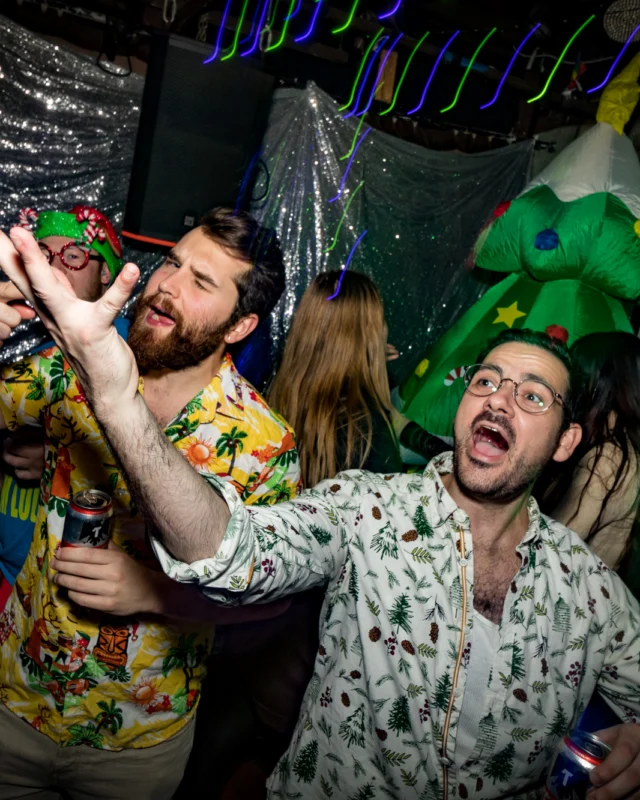 HOT MESS CHRISTMAS PARTY 2022 - The Basement, East Atlanta. Kimber was the DJ. Photo: Grace Kelly/Oh Snap.