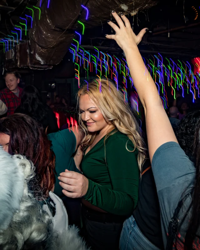 HOT MESS CHRISTMAS PARTY 2022 - The Basement, East Atlanta. Kimber was the DJ. Photo: Grace Kelly/Oh Snap.