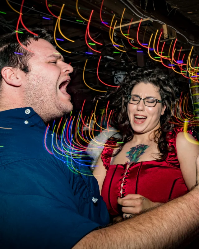 HOT MESS CHRISTMAS PARTY 2022 - The Basement, East Atlanta. Kimber was the DJ. Photo: Grace Kelly/Oh Snap.