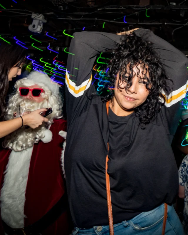 HOT MESS CHRISTMAS PARTY 2022 - The Basement, East Atlanta. Kimber was the DJ. Photo: Grace Kelly/Oh Snap.
