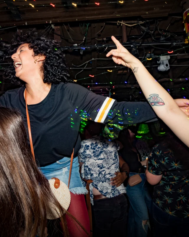 HOT MESS CHRISTMAS PARTY 2022 - The Basement, East Atlanta. Kimber was the DJ. Photo: Grace Kelly/Oh Snap.