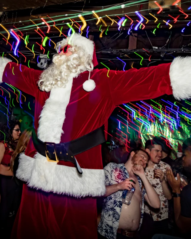 HOT MESS CHRISTMAS PARTY 2022 - The Basement, East Atlanta. Kimber was the DJ. Photo: Grace Kelly/Oh Snap.