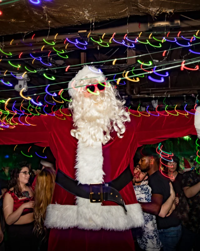 HOT MESS CHRISTMAS PARTY 2022 - The Basement, East Atlanta. Kimber was the DJ. Photo: Grace Kelly/Oh Snap.