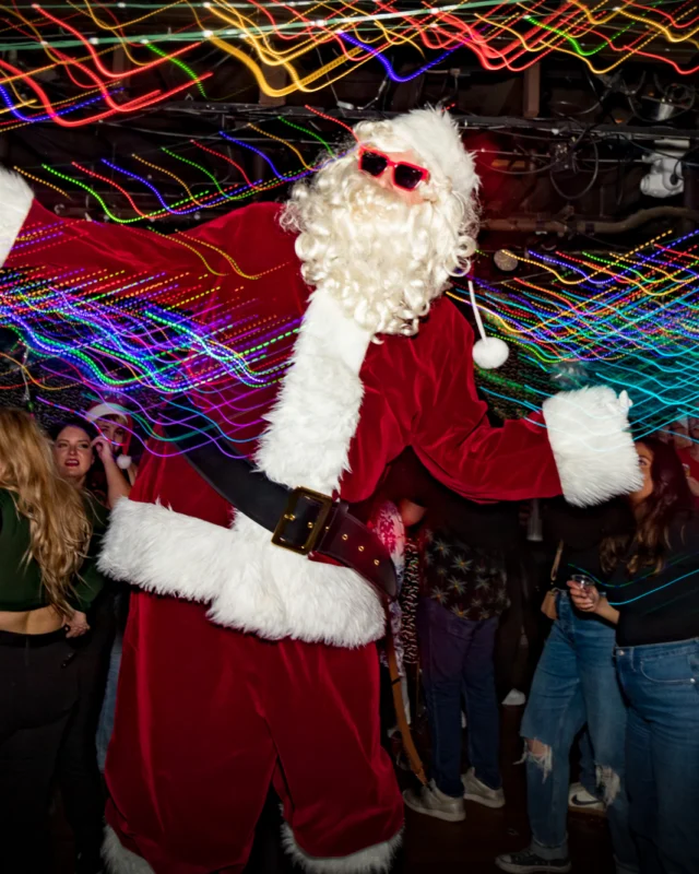 HOT MESS CHRISTMAS PARTY 2022 - The Basement, East Atlanta. Kimber was the DJ. Photo: Grace Kelly/Oh Snap.