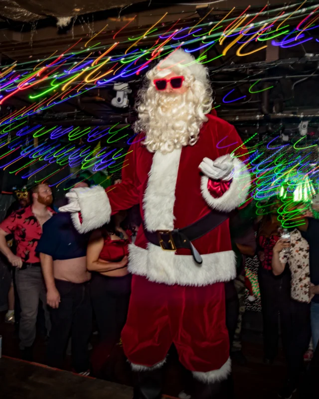 HOT MESS CHRISTMAS PARTY 2022 - The Basement, East Atlanta. Kimber was the DJ. Photo: Grace Kelly/Oh Snap.