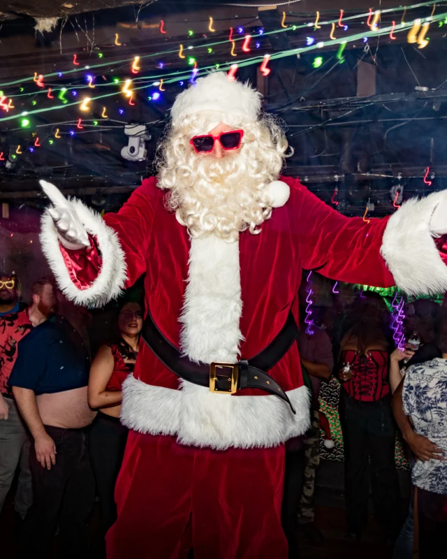 HOT MESS CHRISTMAS PARTY 2022 - The Basement, East Atlanta. Kimber was the DJ. Photo: Grace Kelly/Oh Snap.