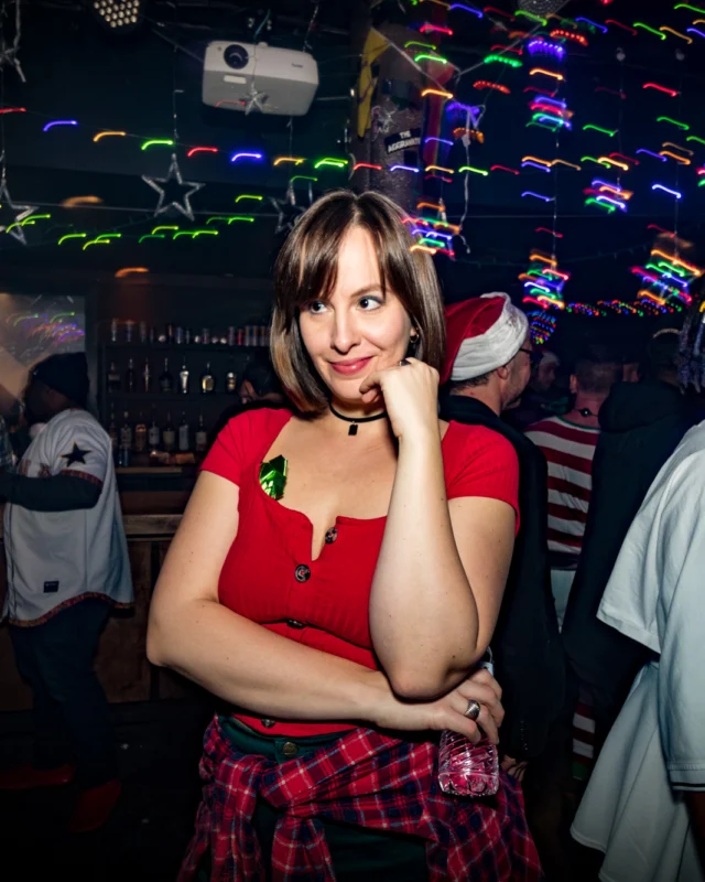HOT MESS CHRISTMAS PARTY 2022 - The Basement, East Atlanta. Kimber was the DJ. Photo: Grace Kelly/Oh Snap.