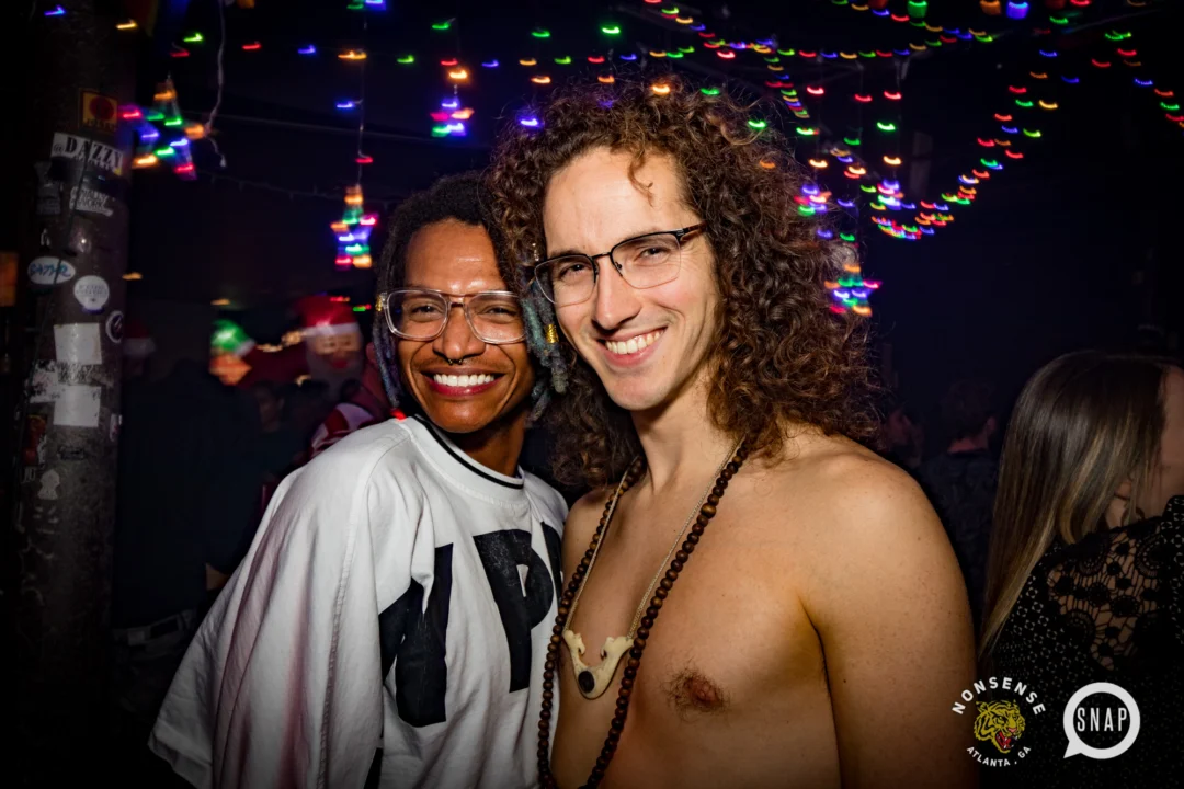 HOT MESS CHRISTMAS PARTY 2022 - The Basement, East Atlanta. Kimber was the DJ. Photo: Grace Kelly/Oh Snap.