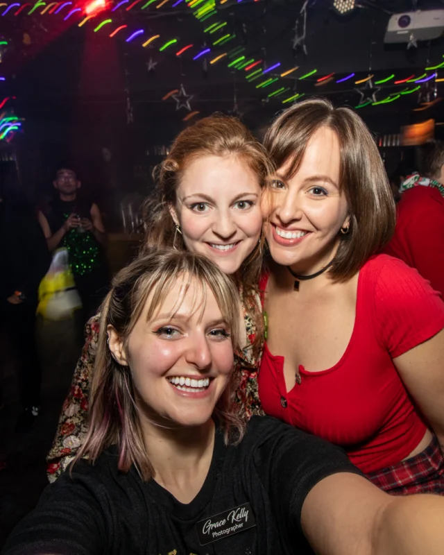 HOT MESS CHRISTMAS PARTY 2022 - The Basement, East Atlanta. Kimber was the DJ. Photo: Grace Kelly/Oh Snap.