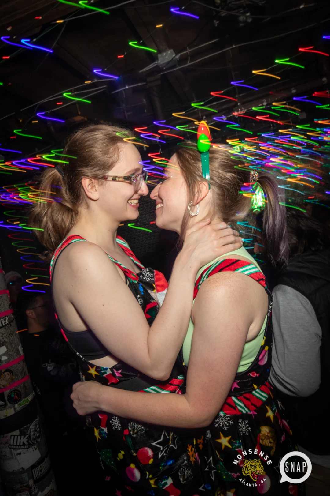 HOT MESS CHRISTMAS PARTY 2022 - The Basement, East Atlanta. Kimber was the DJ. Photo: Grace Kelly/Oh Snap.