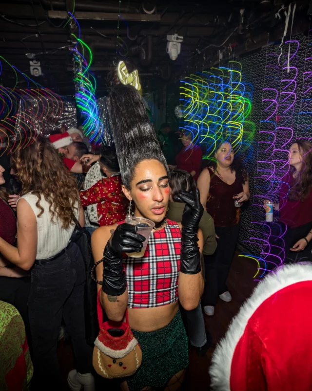 HOT MESS CHRISTMAS PARTY 2022 - The Basement, East Atlanta. Kimber was the DJ. Photo: Grace Kelly/Oh Snap.