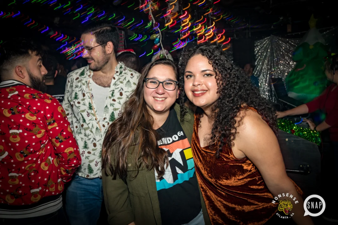 HOT MESS CHRISTMAS PARTY 2022 - The Basement, East Atlanta. Kimber was the DJ. Photo: Grace Kelly/Oh Snap.