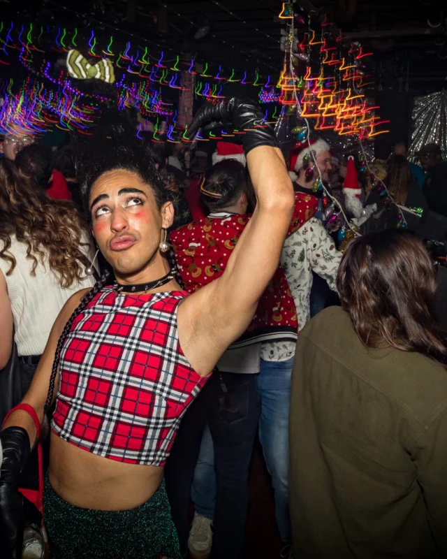 HOT MESS CHRISTMAS PARTY 2022 - The Basement, East Atlanta. Kimber was the DJ. Photo: Grace Kelly/Oh Snap.