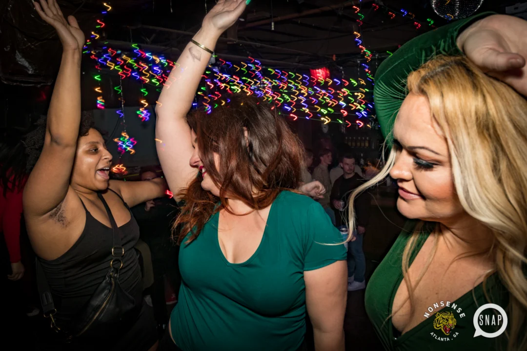 HOT MESS CHRISTMAS PARTY 2022 - The Basement, East Atlanta. Kimber was the DJ. Photo: Grace Kelly/Oh Snap.