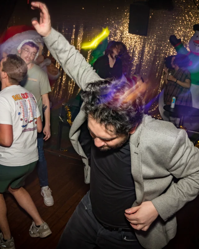HOT MESS CHRISTMAS PARTY 2022 - The Basement, East Atlanta. Kimber was the DJ. Photo: Grace Kelly/Oh Snap.