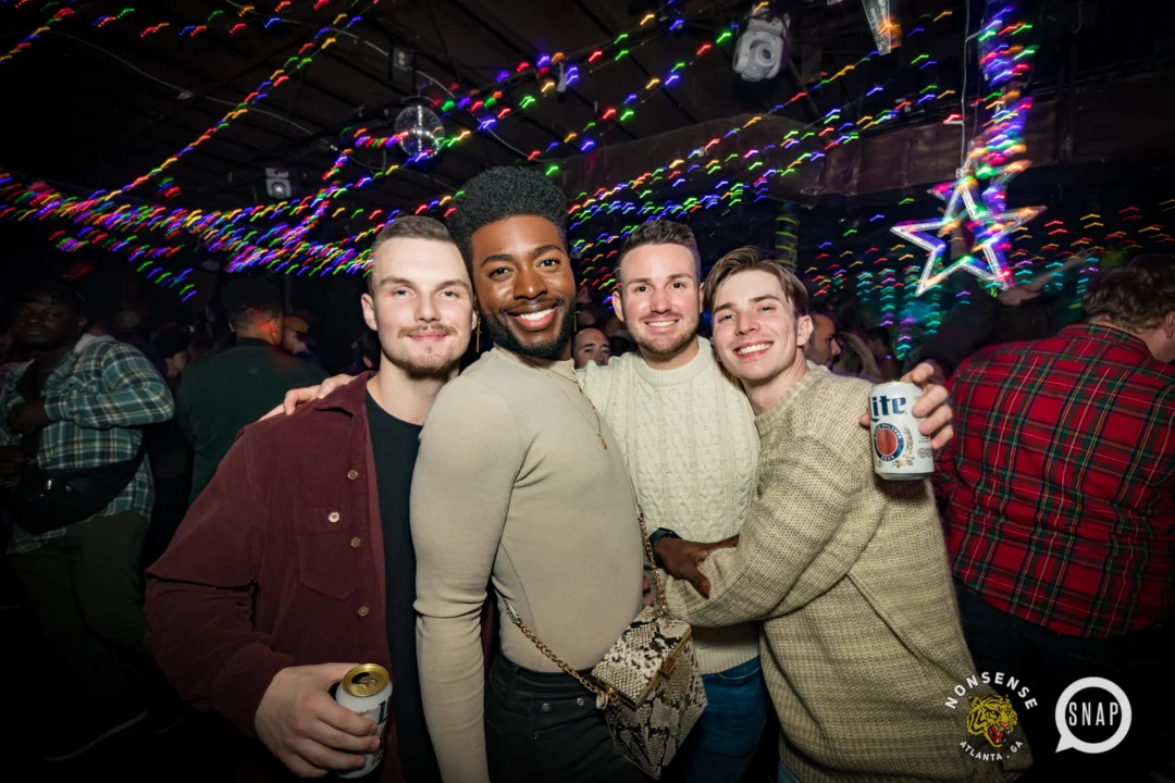HOT MESS CHRISTMAS PARTY 2022 - The Basement, East Atlanta. Kimber was the DJ. Photo: Grace Kelly/Oh Snap.