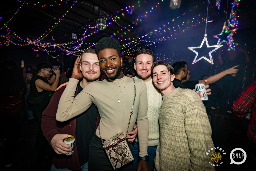 HOT MESS CHRISTMAS PARTY 2022 - The Basement, East Atlanta. Kimber was the DJ. Photo: Grace Kelly/Oh Snap.