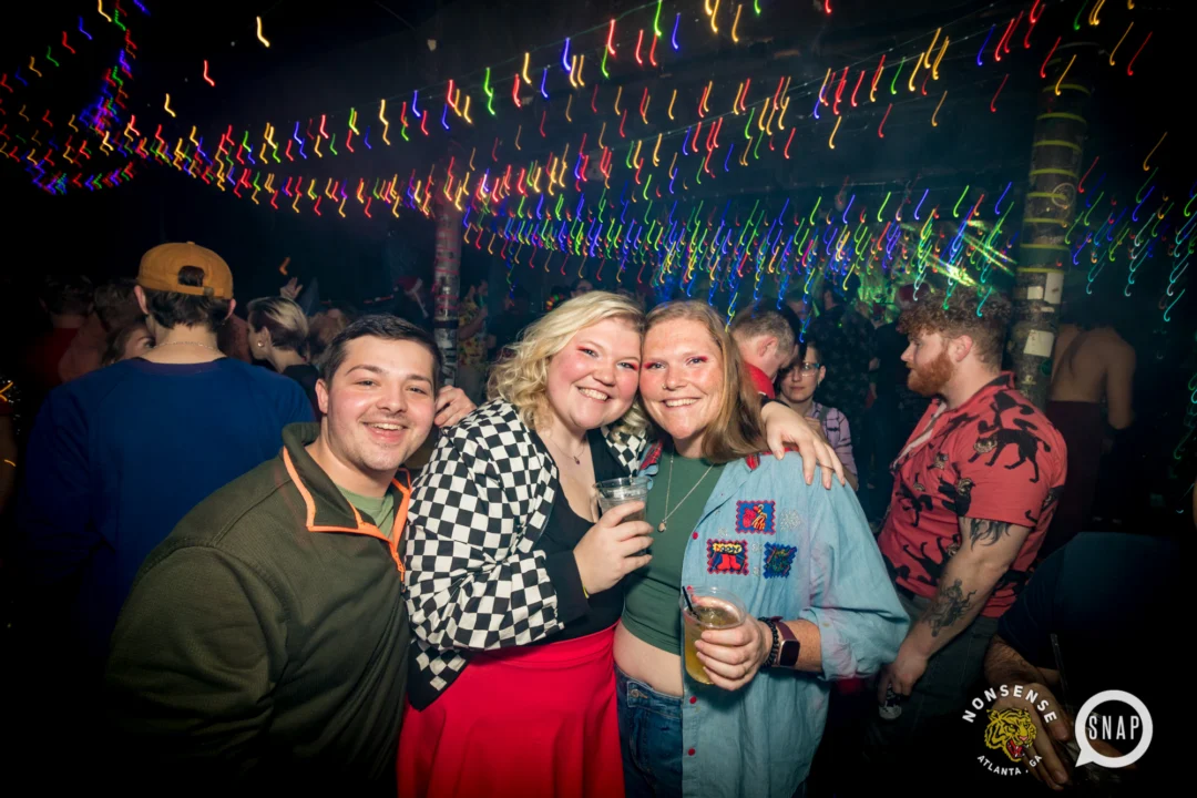 HOT MESS CHRISTMAS PARTY 2022 - The Basement, East Atlanta. Kimber was the DJ. Photo: Grace Kelly/Oh Snap.