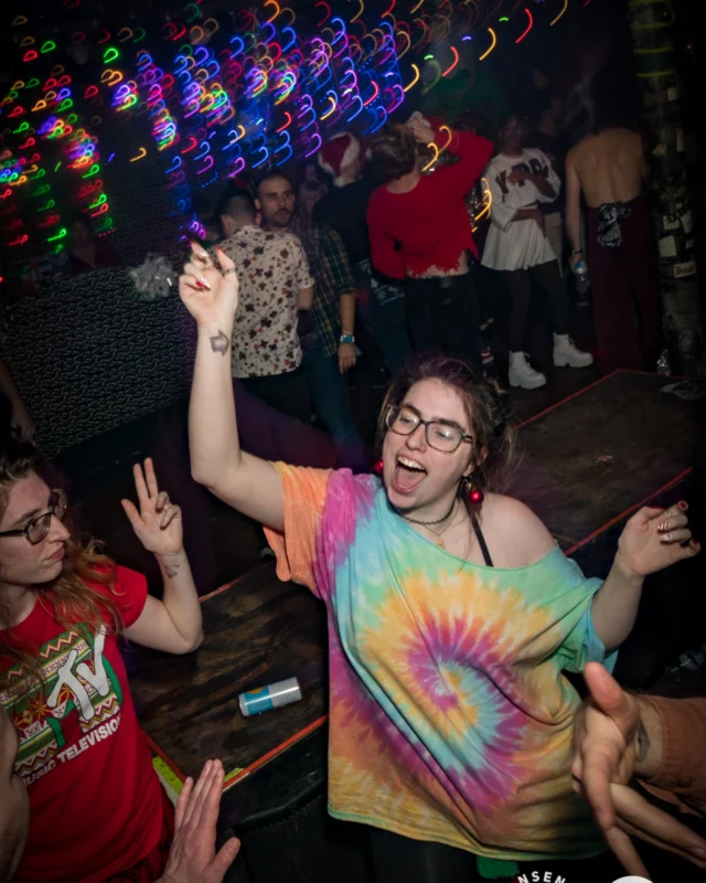 HOT MESS CHRISTMAS PARTY 2022 - The Basement, East Atlanta. Kimber was the DJ. Photo: Grace Kelly/Oh Snap.