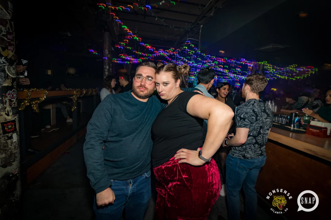 HOT MESS CHRISTMAS PARTY 2022 - The Basement, East Atlanta. Kimber was the DJ. Photo: Grace Kelly/Oh Snap.