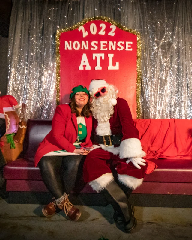 HOT MESS CHRISTMAS PARTY 2022 - The Basement, East Atlanta. Kimber was the DJ. Photo: Grace Kelly/Oh Snap.
